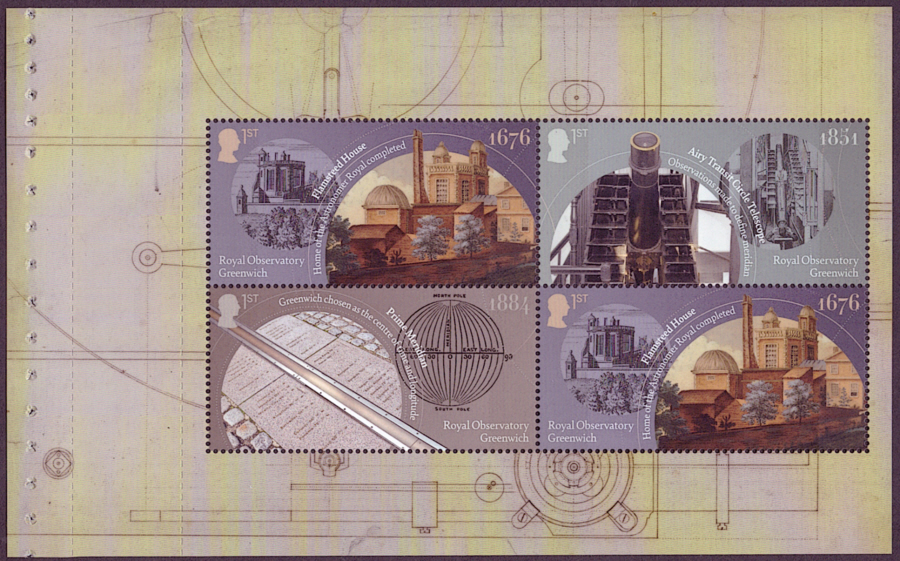 Pane DP672 from 2025 Royal Observatory Prestige Booklet (image for) Pane DP672 from 2025 Royal Observatory Prestige Booklet