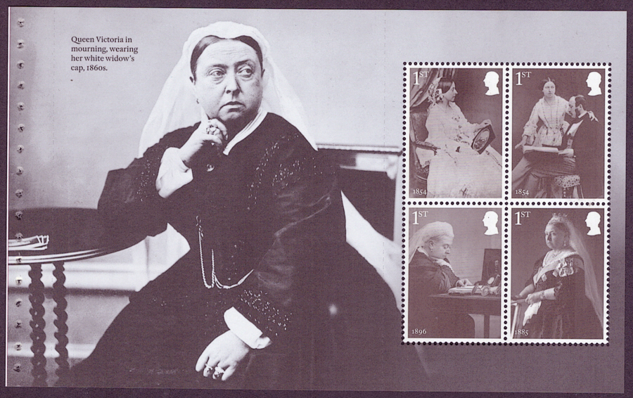 Pane DP677 from 2025 Stamps of Queen Victoria Prestige Booklet (image for) Pane DP677 from 2025 Stamps of Queen Victoria Prestige Booklet