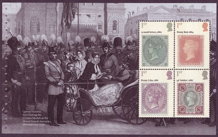 Pane DP678 from 2025 Stamps of Queen Victoria Prestige Booklet (image for) Pane DP678 from 2025 Stamps of Queen Victoria Prestige Booklet