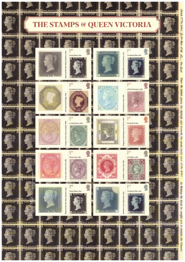 LS179 (TBC) 2025 Stamps of Queen Victoria Royal Mail Generic Smilers Sheet (image for) LS179 (TBC) 2025 Stamps of Queen Victoria Royal Mail Generic Smilers Sheet