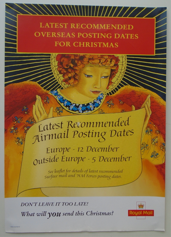(image for) 1998 Christmas Post Office A3 poster. RMI/236/98/A3.