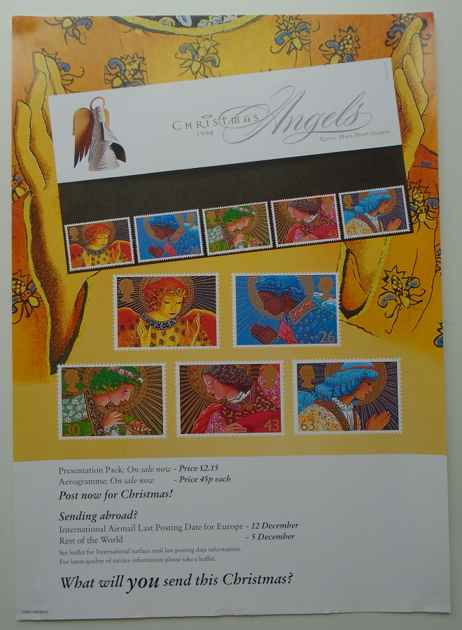 (image for) 1998 Christmas Post Office A3 poster. RMN/146/98/A3.