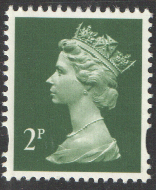 DG20.17 2p Dark Green 15/05/02 right margin warrant 920 Machin block of 8 (image for) DG20.17 2p Dark Green 15/05/02 right margin warrant 920 Machin block of 8