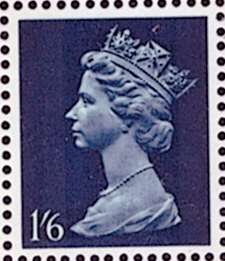 1968 1/6 Garter Blue (Turquoise Omitted) Cylinder 3A PVA Pre-Decimal Machin Block of 6 (image for) 1968 1/6 Garter Blue (Turquoise Omitted) Cylinder 3A PVA Pre-Decimal Machin Block of 6